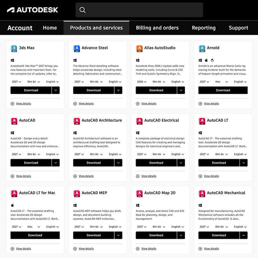 Autodesk Civil 3D (Multiple Versions) – 3 Year Access