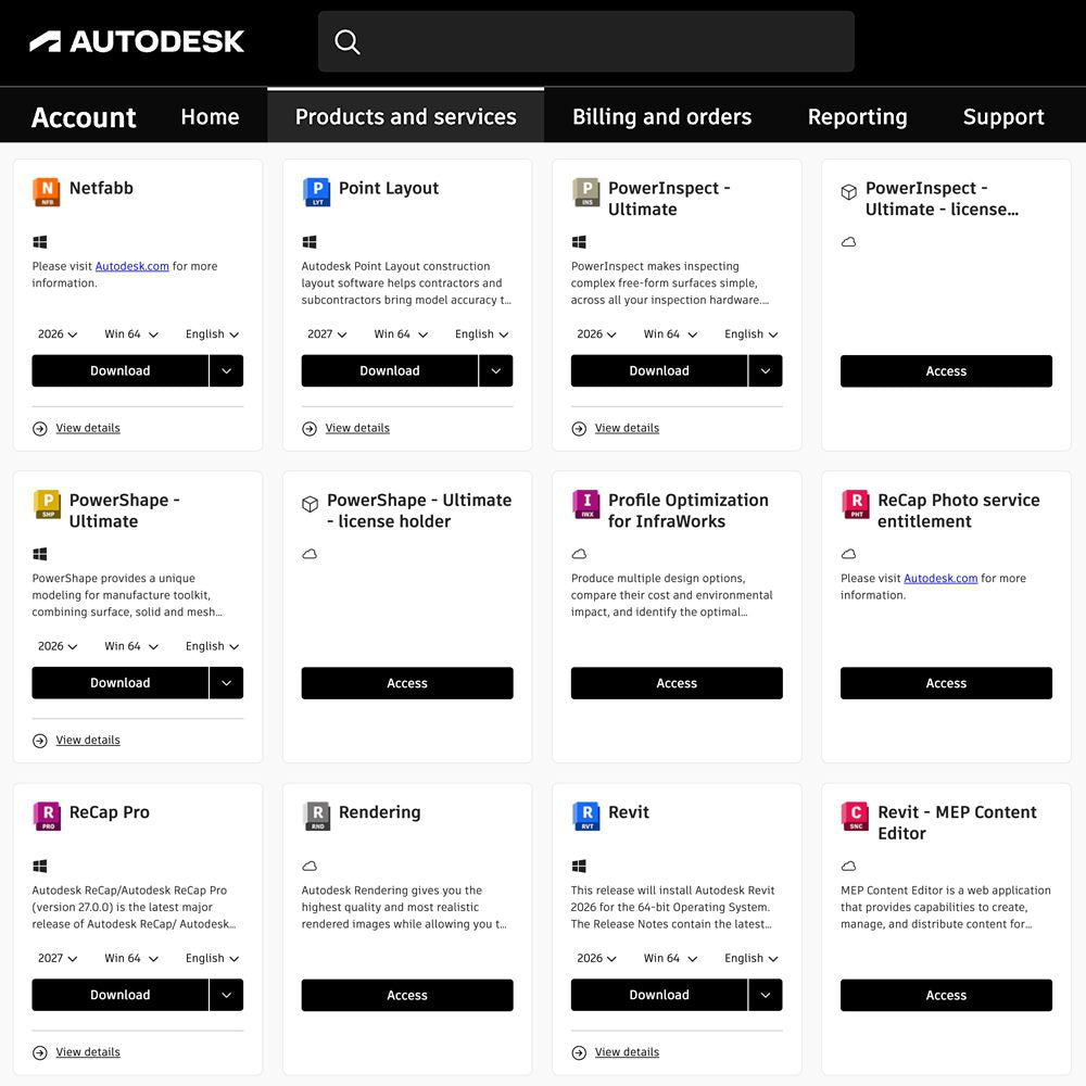 Autodesk Maya (Multiple Versions) – 3 Year Access