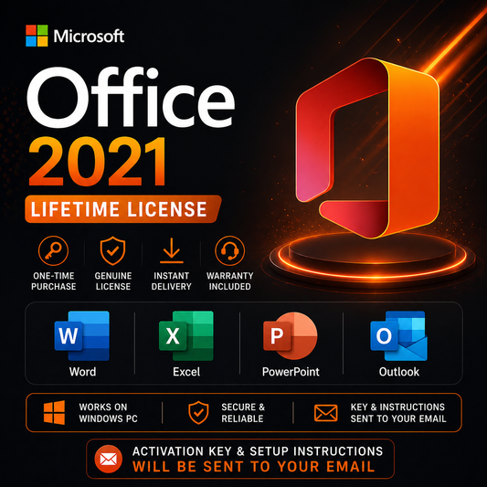 Microsoft Office 2021 – Lifetime License (One-Time Purchase)windows