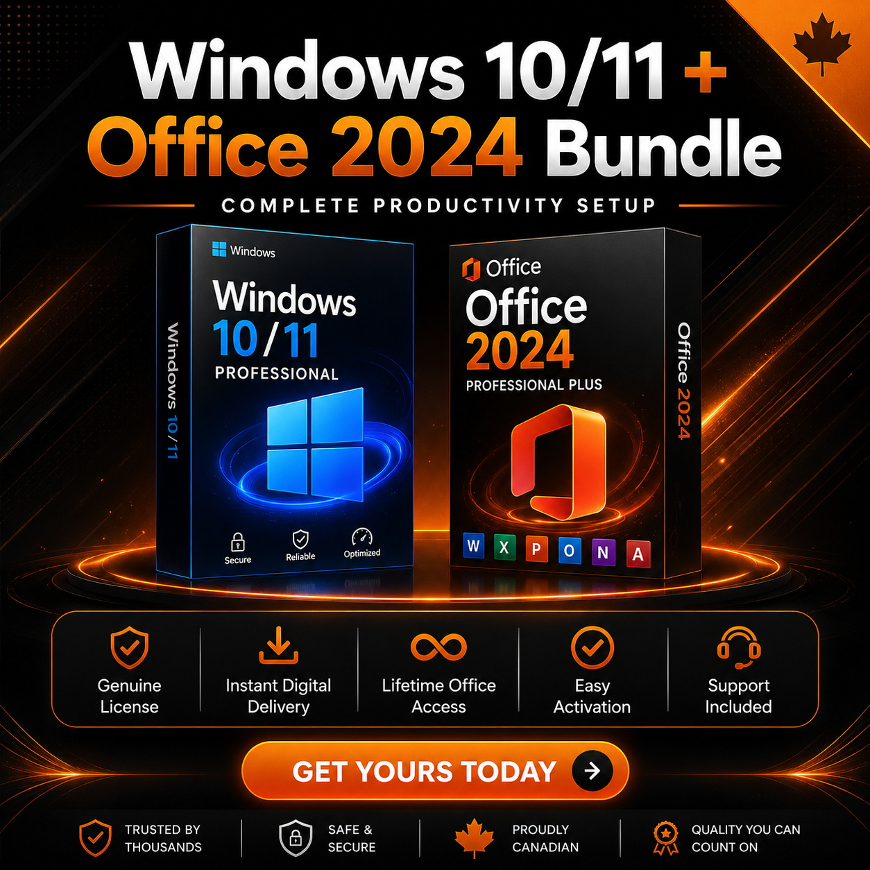 Windows 11 Pro + Office 2024 Bundle