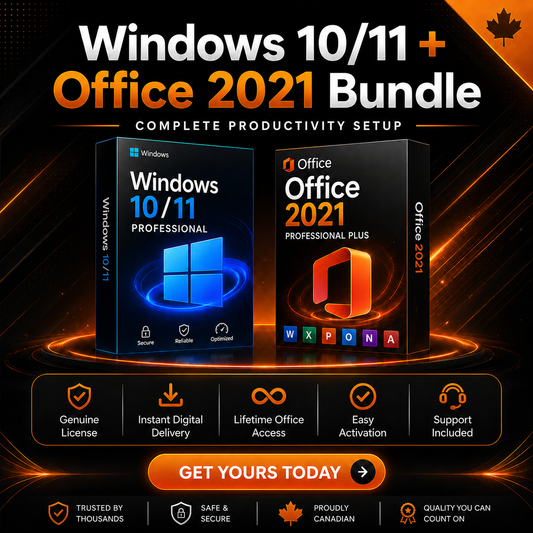 Windows 10/11 + Microsoft Office 2021 Bundle – Lifetime Activation