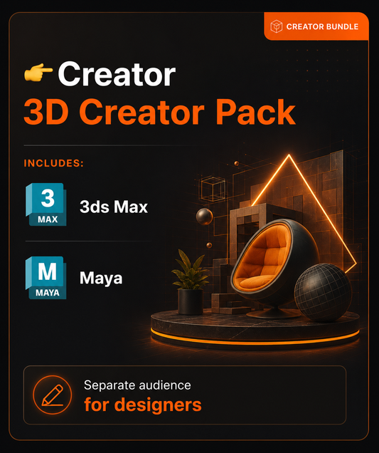 3D Creator Pack - 3 Year